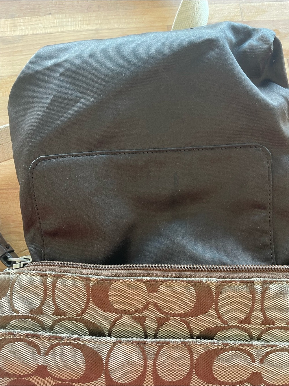 Coach Heritage Stripe Swingpack Crossbody Bag - Picture 6 of 10